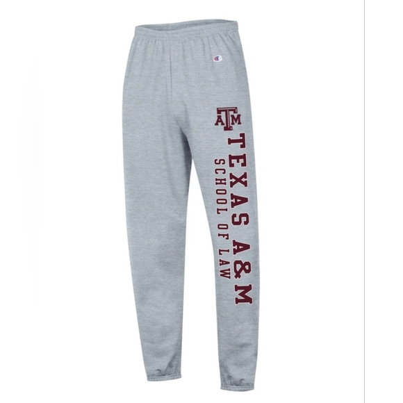 🤍 NWT CHAMPION Texas A&M University School of Law Sweatpants - Picture 4 of 4